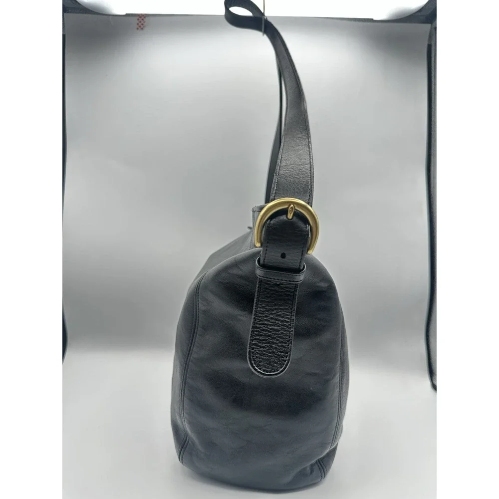 Vintage Coach Monterey Hobo Bag 0343-210 Black Leather Shoulder Purse USA